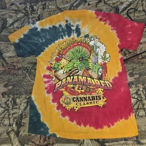 Tie-Dye Panama Red Shirt